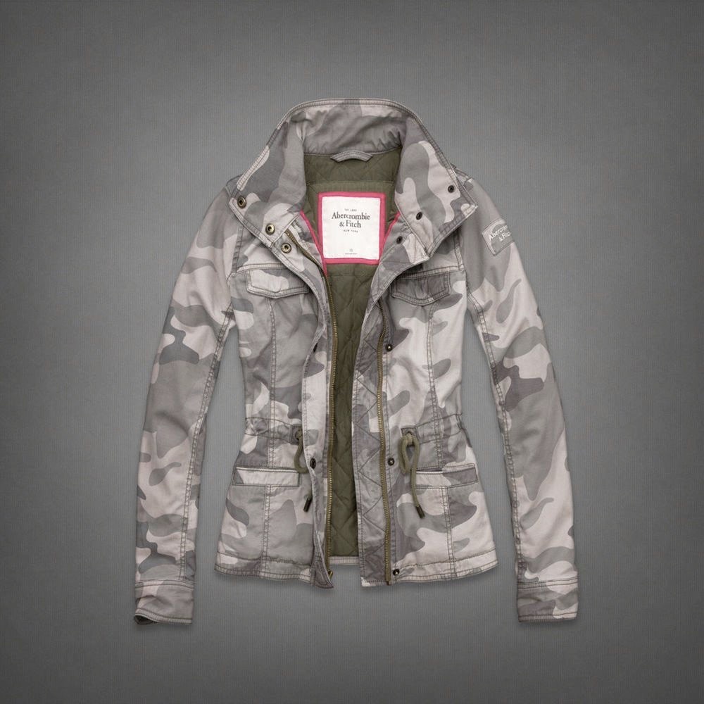 Abercrombie & Fitch Camo Jacket Slim Fit L